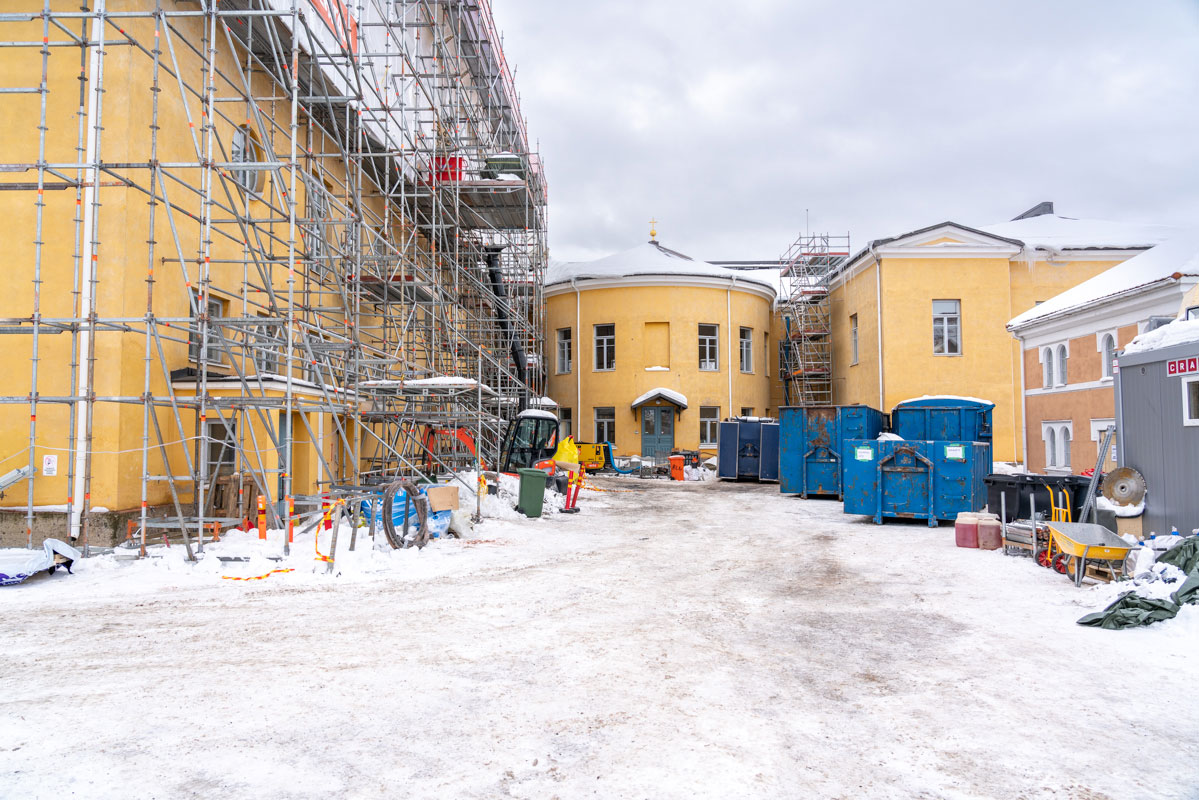 Kaupunki Korjaa Osa 3 Lyseon Lukion Remonttity maan Vahvuus Kasvaa 