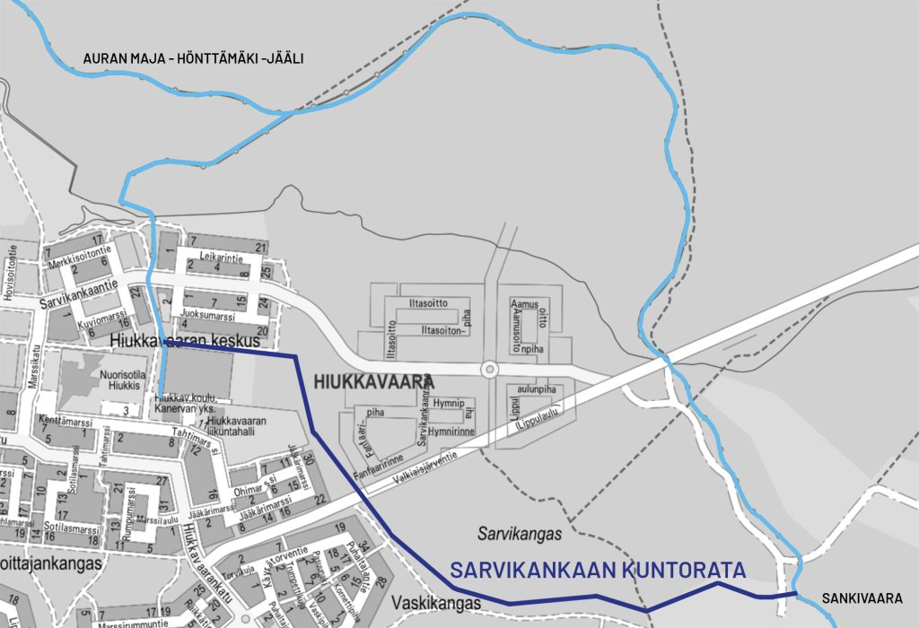 sarvikankaan kartta