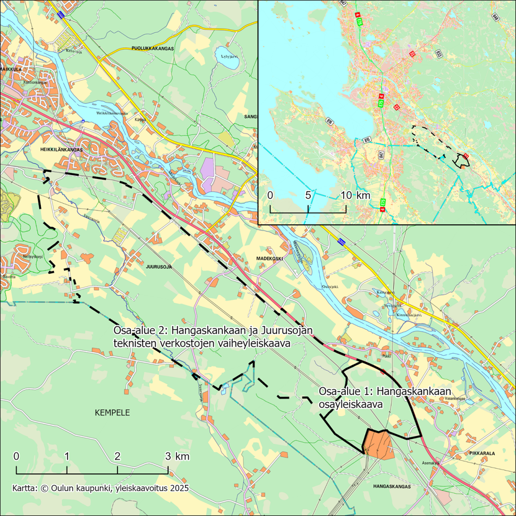kartta kaava-alueesta
