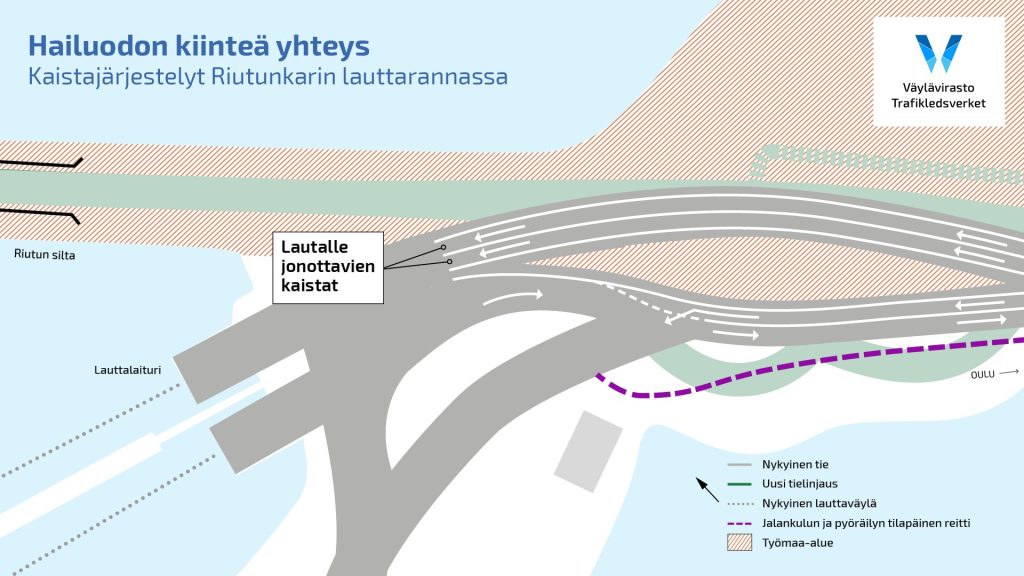 Karttakuva työmaasta